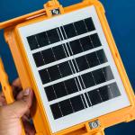 GearUP SFL-100 Solar LED Flood Light – High Brightness, Motion Sensor, IP65 Waterproof for Outdoor Security
