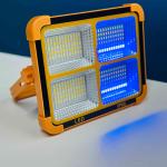 GearUP SFL-100 Solar LED Flood Light – High Brightness, Motion Sensor, IP65 Waterproof for Outdoor Security
